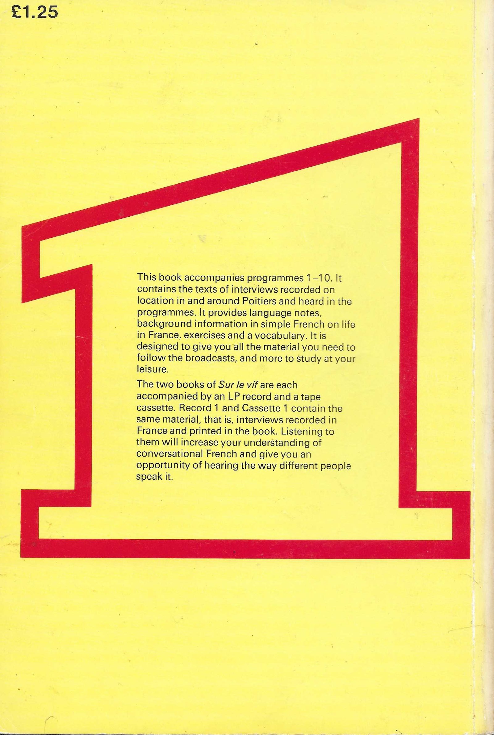 Back cover of ISBN 0 563 16065 9